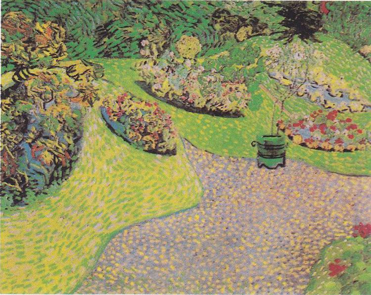 Vincent Van Gogh Garden in Auvers china oil painting image